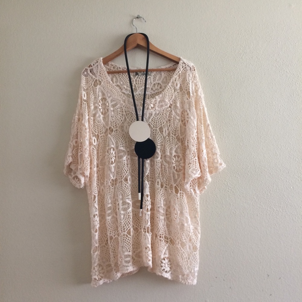 NWOT! 100%Cotton Crochet Summer Top